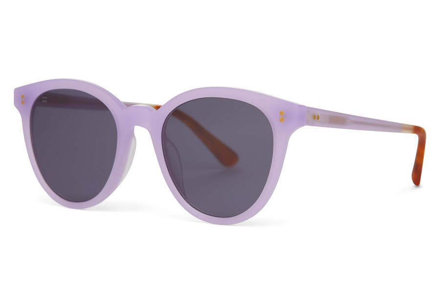 Toms Aaryn Sonnenbrille Damen Lavendel Dunkelgrau Schweiz | Bestellen Schweiz727-888