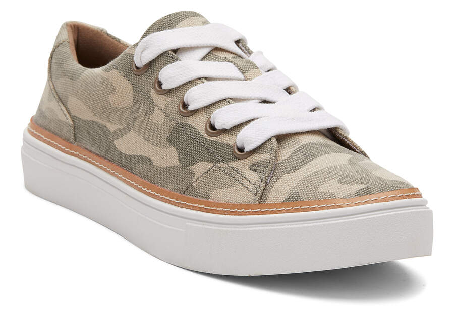 Toms Alex Sneaker Sneakers Damen Grün Camouflage Schweiz | Bestellen Schweiz218-008