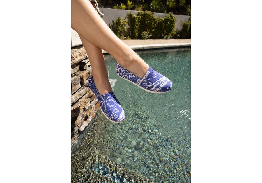 Toms Alpargata Batik Alpargatas Damen Blau Schweiz | Bestellen Schweiz507-998