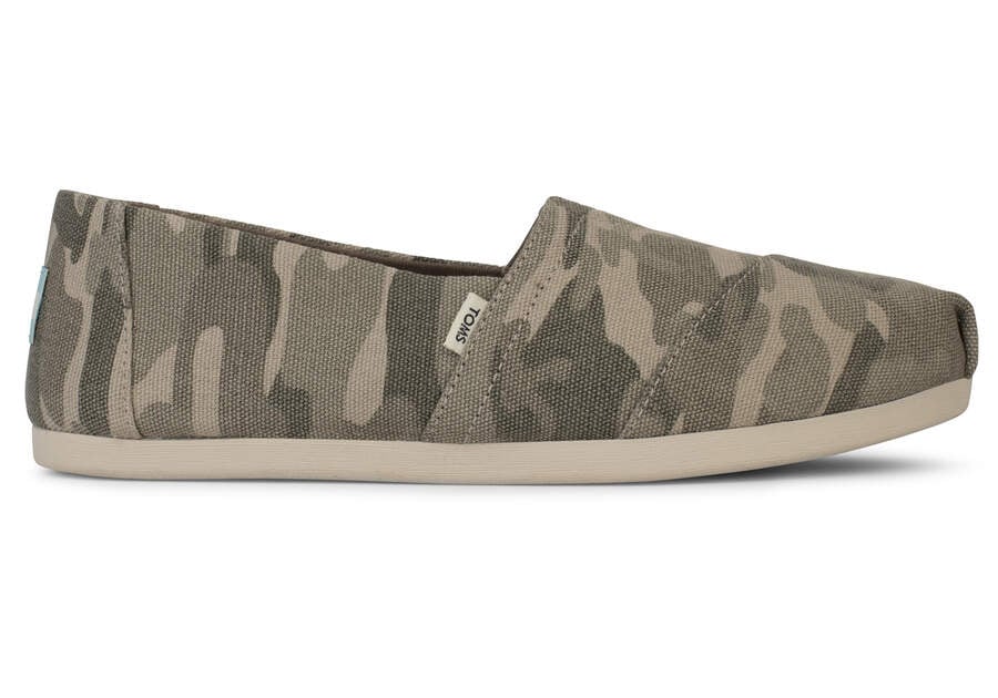 Toms Alpargata Camo Alpargatas Damen Grau Braun Grau Camouflage Schweiz | Bestellen Schweiz472-035