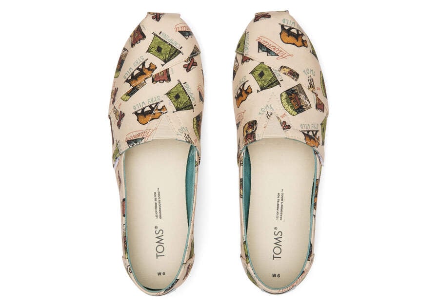 Toms Alpargata Camping Alpargatas Damen Beige Schweiz | Bestellen Schweiz587-103