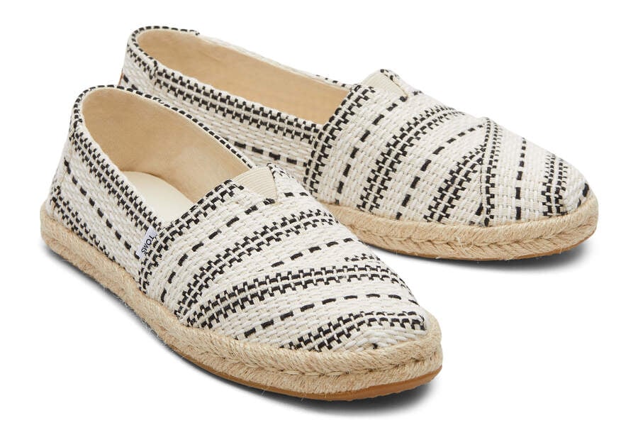 Toms Alpargata Chunky Global Woven Rope Espadrilles Espadrilles Damen Weiß Schweiz | Bestellen Schweiz811-495