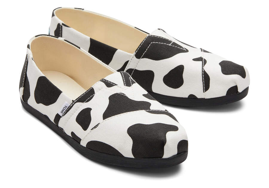 Toms Alpargata Cow Alpargatas Damen Schwarz Schweiz | Bestellen Schweiz813-016