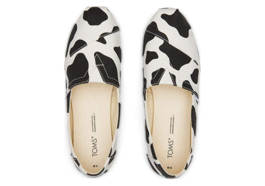 Toms Alpargata Cow Alpargatas Damen Schwarz Schweiz | Bestellen Schweiz813-016