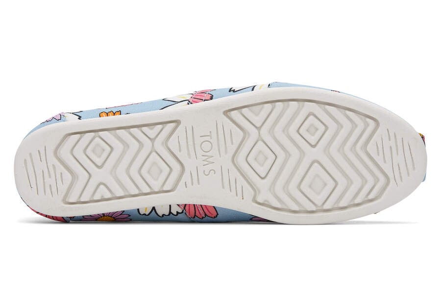 Toms Alpargata Daisies Alpargatas Damen Blau Schweiz | Bestellen Schweiz599-059