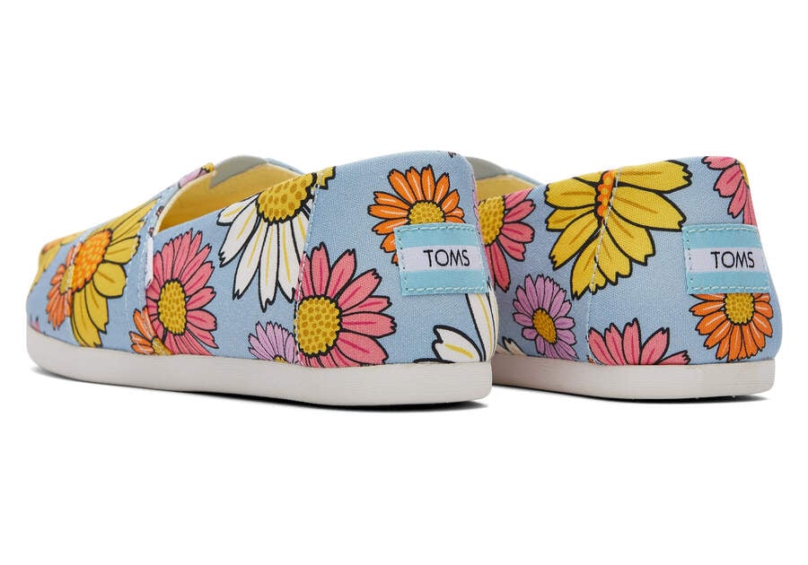 Toms Alpargata Daisies Alpargatas Damen Blau Schweiz | Bestellen Schweiz599-059