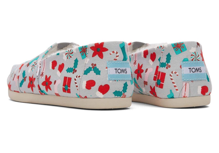 Toms Alpargata Deck the Halls Alpargatas Damen Grau Schweiz | Bestellen Schweiz613-978