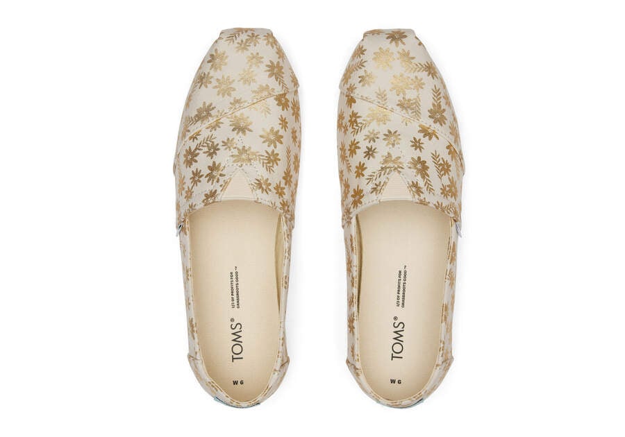 Toms Alpargata Floral Blooms Alpargatas Damen Beige Schweiz | Bestellen Schweiz400-351