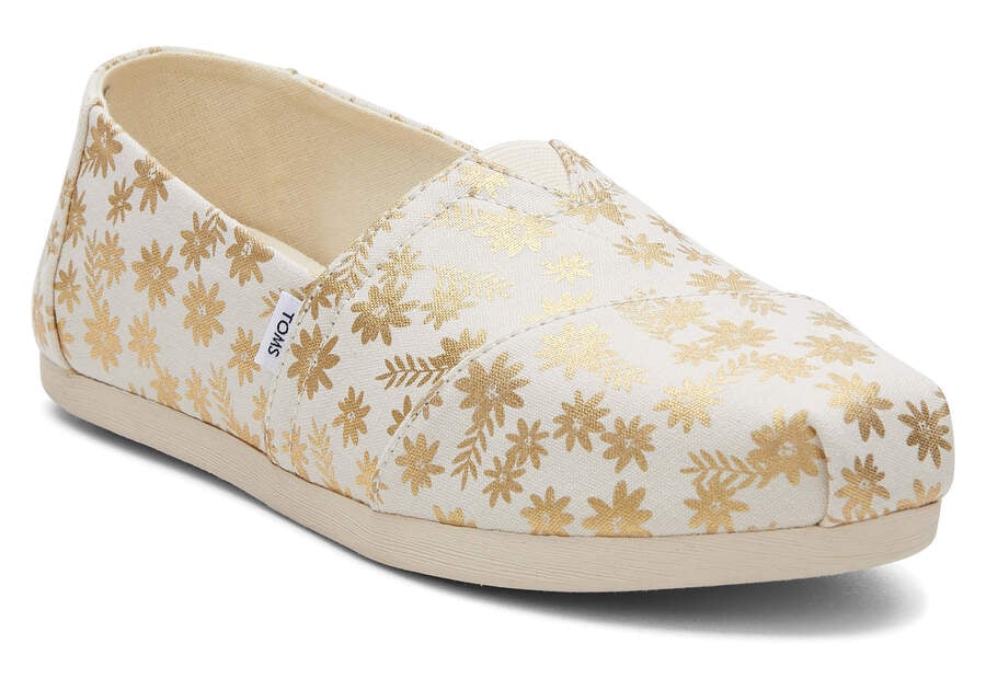 Toms Alpargata Floral Blooms Alpargatas Damen Beige Schweiz | Bestellen Schweiz400-351