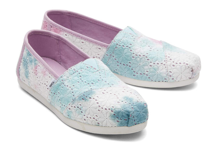 Toms Alpargata Floral Eyelets Alpargatas Damen Lila Schweiz | Bestellen Schweiz231-760