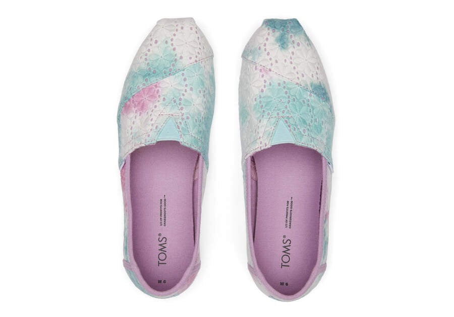 Toms Alpargata Floral Eyelets Alpargatas Damen Lila Schweiz | Bestellen Schweiz231-760