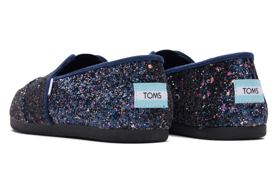 Toms Alpargata Glitter Alpargatas Damen Blau Schweiz | Bestellen Schweiz860-078