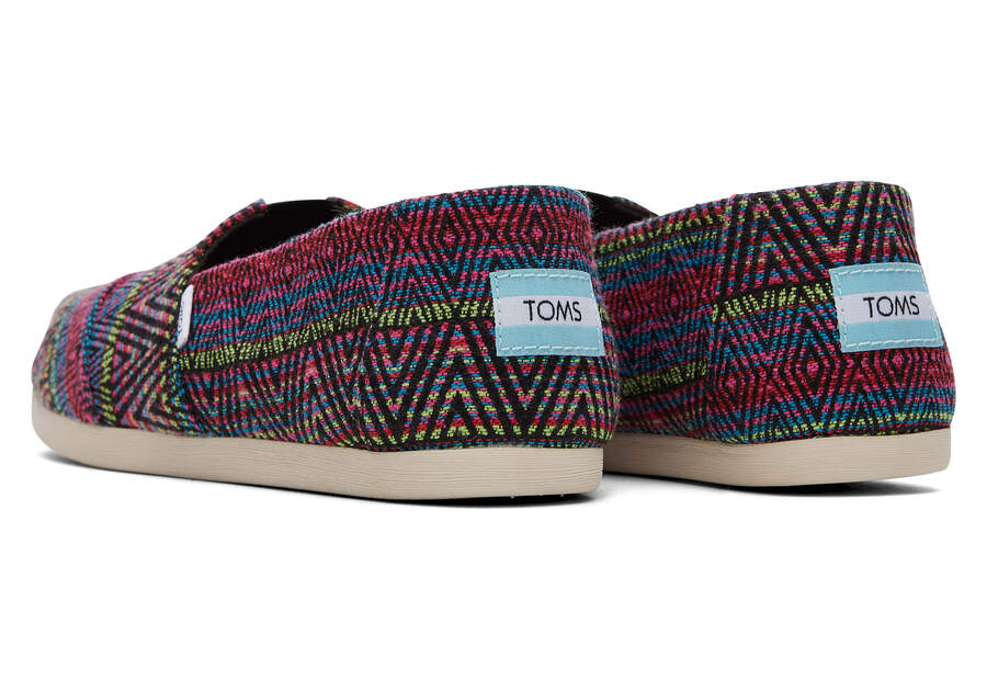 Toms Alpargata Global Woven Alpargatas Damen Schwarz Schweiz | Bestellen Schweiz016-605