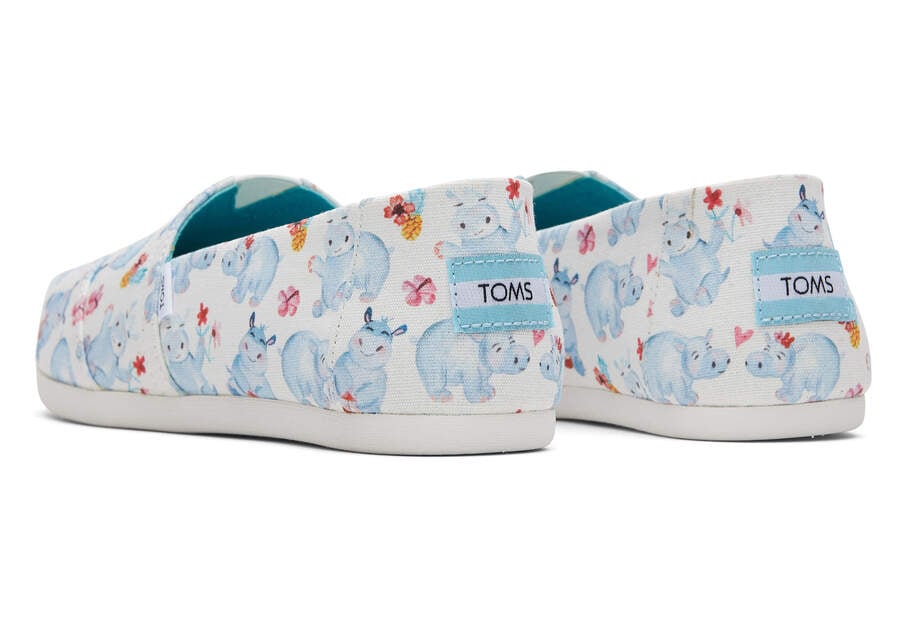 Toms Alpargata Hippos Alpargatas Damen Weiß Schweiz | Bestellen Schweiz316-401