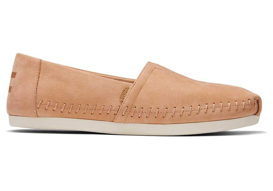 Toms Alpargata Leder Alpargatas Damen Orange Braun Schweiz | Bestellen Schweiz201-794