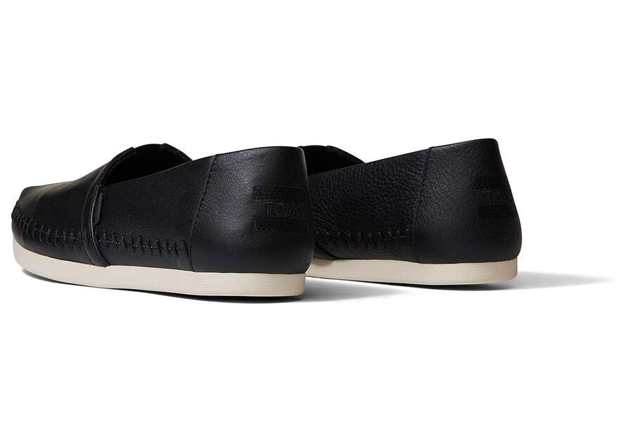 Toms Alpargata Leder Alpargatas Damen Schwarz Schweiz | Bestellen Schweiz751-196