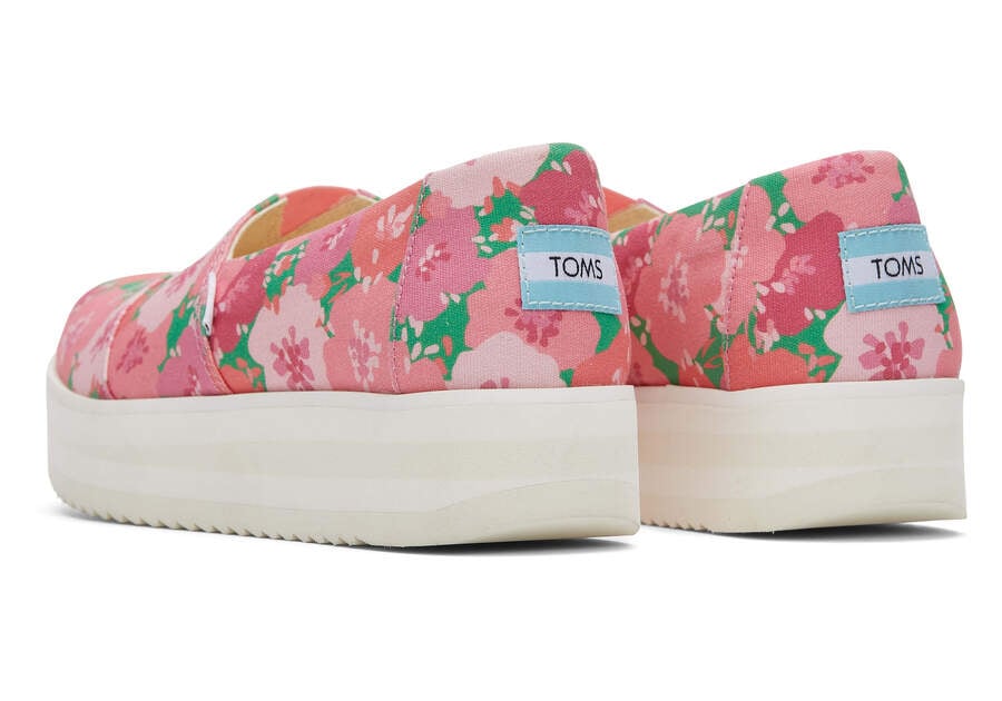 Toms Alpargata Midform Espadrilles Plateauschuhe Damen Rosa Schweiz | Bestellen Schweiz099-913