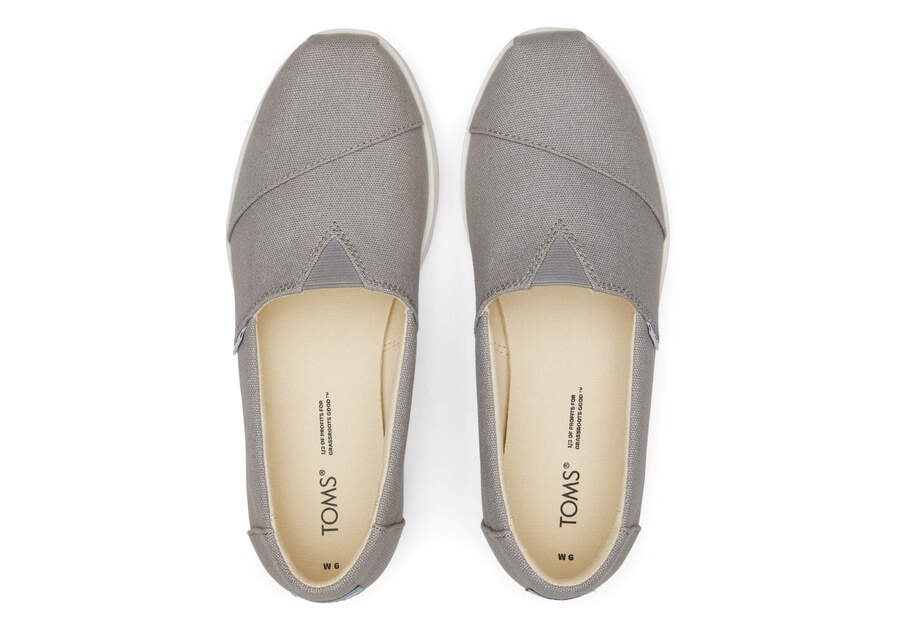 Toms Alpargata Midform Espadrilles Plateauschuhe Damen Grau Schweiz | Bestellen Schweiz743-783