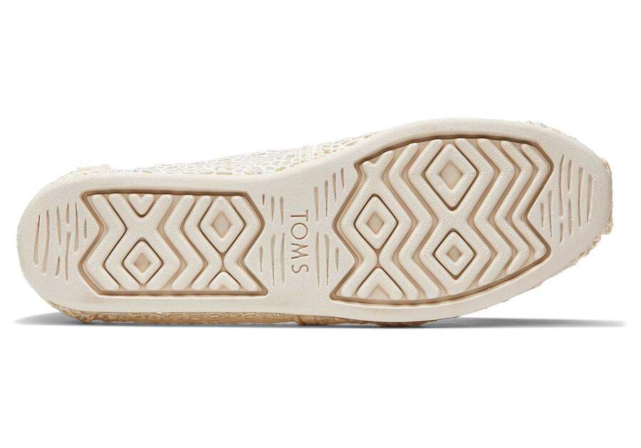 Toms Alpargata Moroccan Crochet Alpargatas Damen Beige Schweiz | Bestellen Schweiz965-623