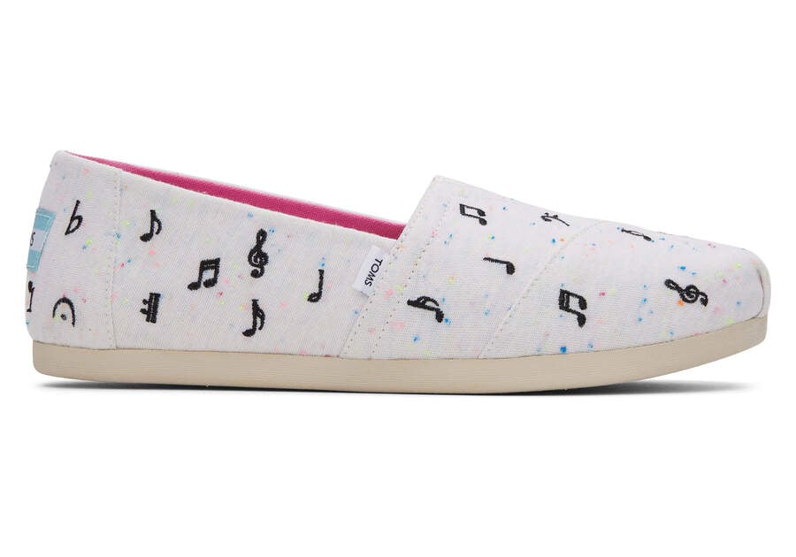 Toms Alpargata Music Notes Alpargatas Damen Beige Schweiz | Bestellen Schweiz750-972