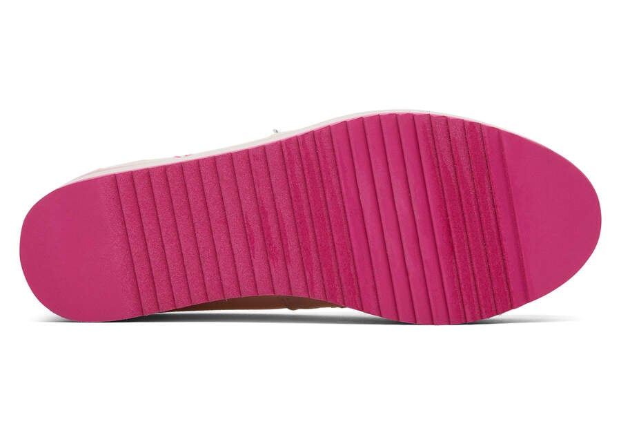 Toms Alpargata Plattform Espadrilles Plateauschuhe Damen Rosa Schweiz | Bestellen Schweiz110-558