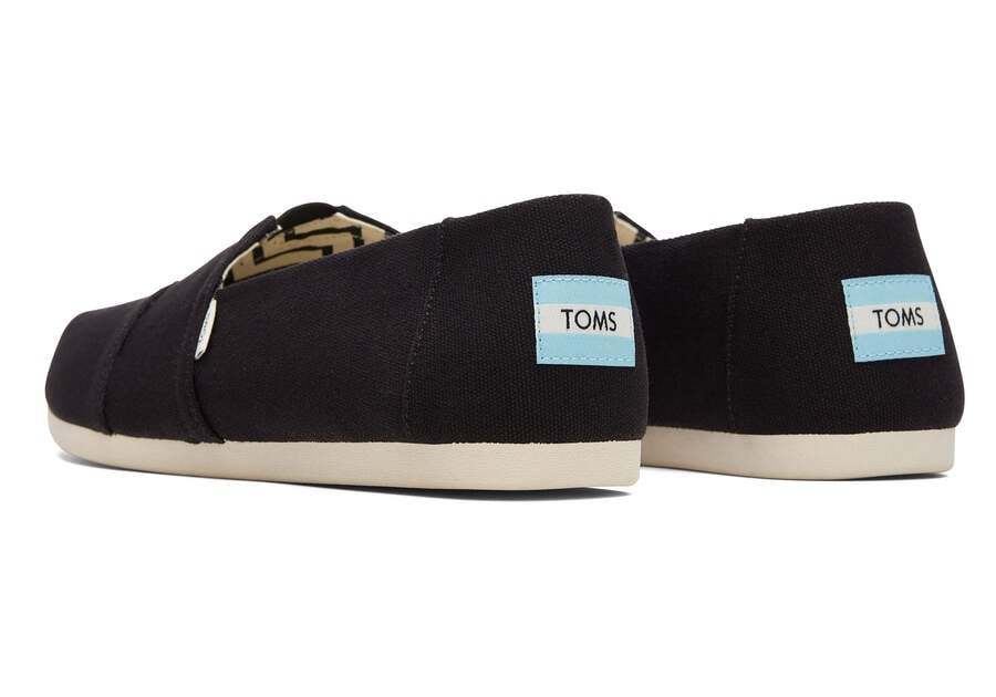 Toms Alpargata Recycled Baumwoll Canvas Alpargatas Herren Schwarz Schweiz | Bestellen Schweiz143-635