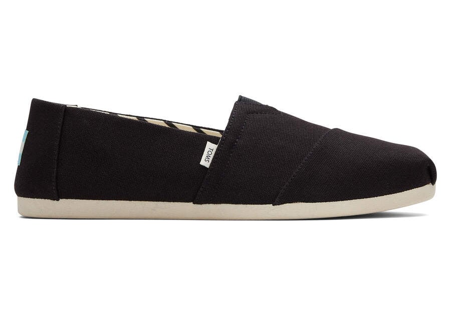 Toms Alpargata Recycled Baumwoll Canvas Alpargatas Herren Schwarz Schweiz | Bestellen Schweiz143-635