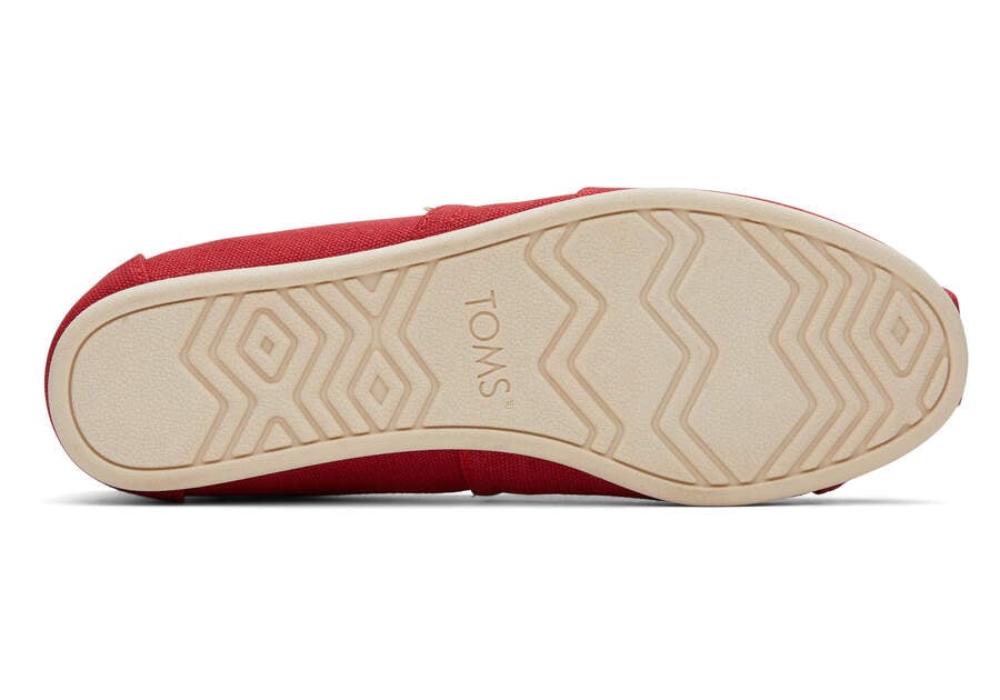 Toms Alpargata Recycled Baumwoll Canvas Alpargatas Damen Rot Schweiz | Bestellen Schweiz482-186