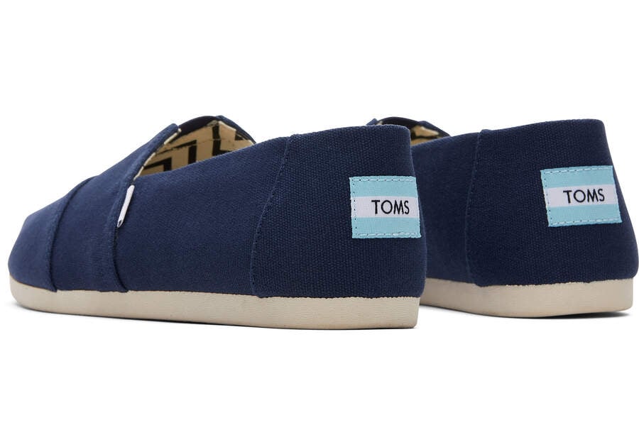 Toms Alpargata Recycled Baumwoll Canvas Alpargatas Herren Navy Schweiz | Bestellen Schweiz747-668