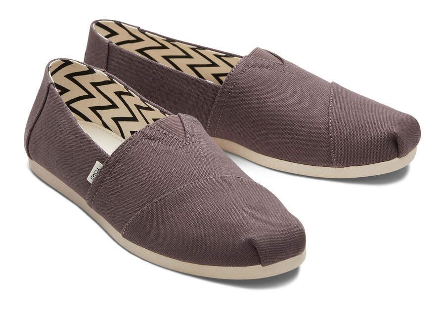 Toms Alpargata Recycled Baumwoll Canvas Alpargatas Herren Grau Schweiz | Bestellen Schweiz803-292