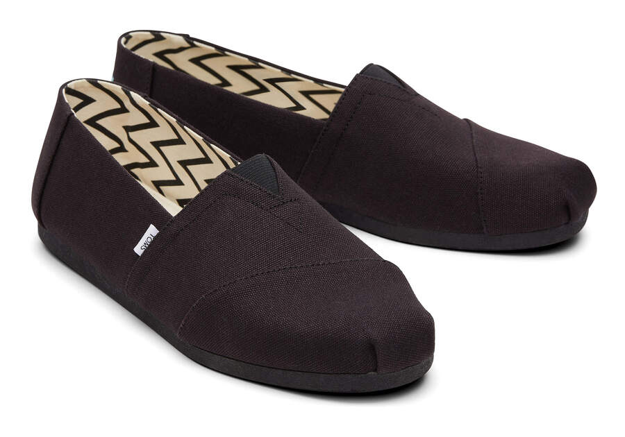 Toms Alpargata Recycled Baumwoll Canvas Alpargatas Herren Schwarz Schweiz | Bestellen Schweiz814-316