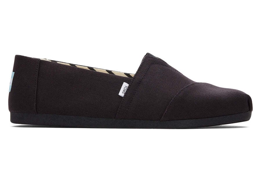 Toms Alpargata Recycled Baumwoll Canvas Alpargatas Herren Schwarz Schweiz | Bestellen Schweiz814-316