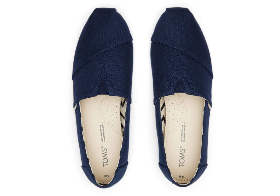 Toms Alpargata Recycled Baumwoll Canvas Alpargatas Damen Navy Schweiz | Bestellen Schweiz973-246