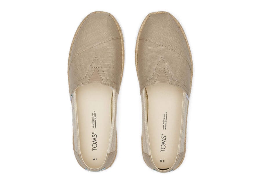 Toms Alpargata Recycled Baumwoll Rope Espadrilles Espadrilles Damen Braun Schweiz | Bestellen Schweiz639-355