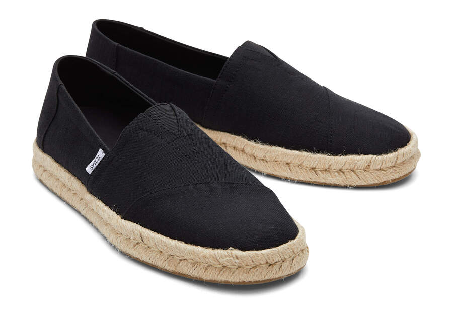 Toms Alpargata Rope 2.0 Alpargatas Herren Schwarz Schweiz | Bestellen Schweiz474-970