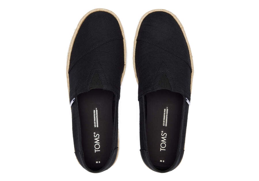 Toms Alpargata Rope 2.0 Alpargatas Herren Schwarz Schweiz | Bestellen Schweiz474-970