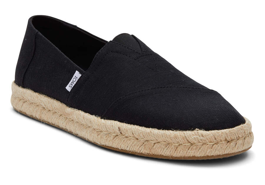 Toms Alpargata Rope 2.0 Alpargatas Herren Schwarz Schweiz | Bestellen Schweiz474-970