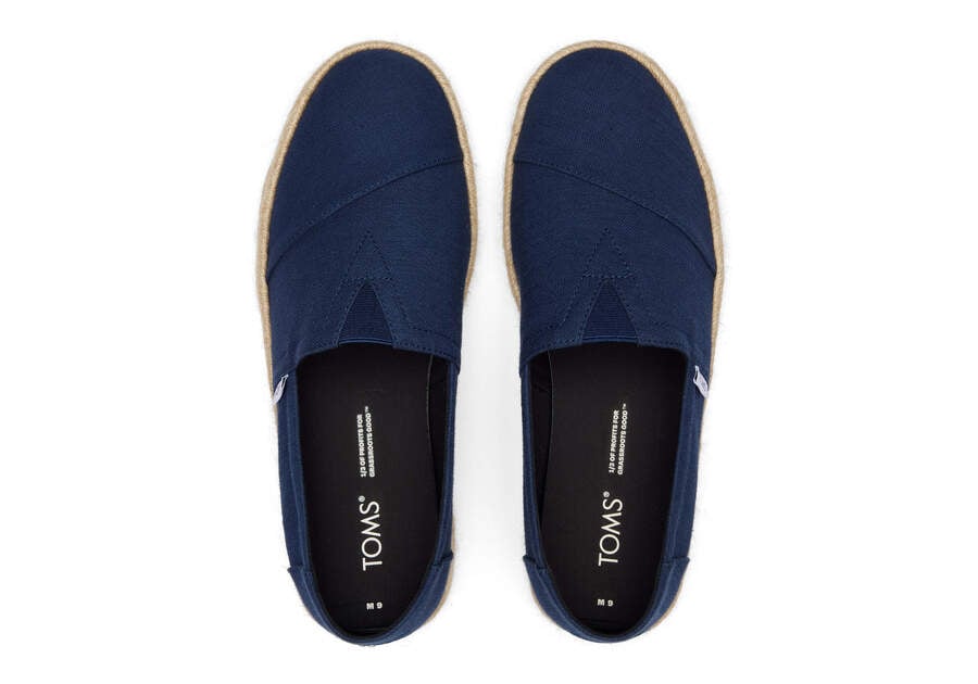 Toms Alpargata Rope 2.0 Alpargatas Herren Navy Schweiz | Bestellen Schweiz561-836