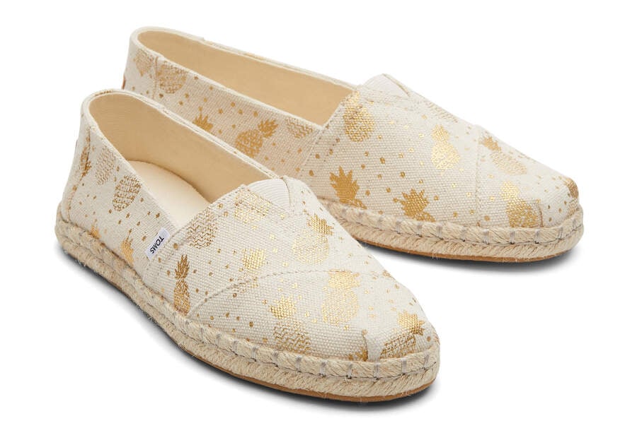 Toms Alpargata Rope Espadrilles Espadrilles Damen Gold Schweiz | Bestellen Schweiz356-842