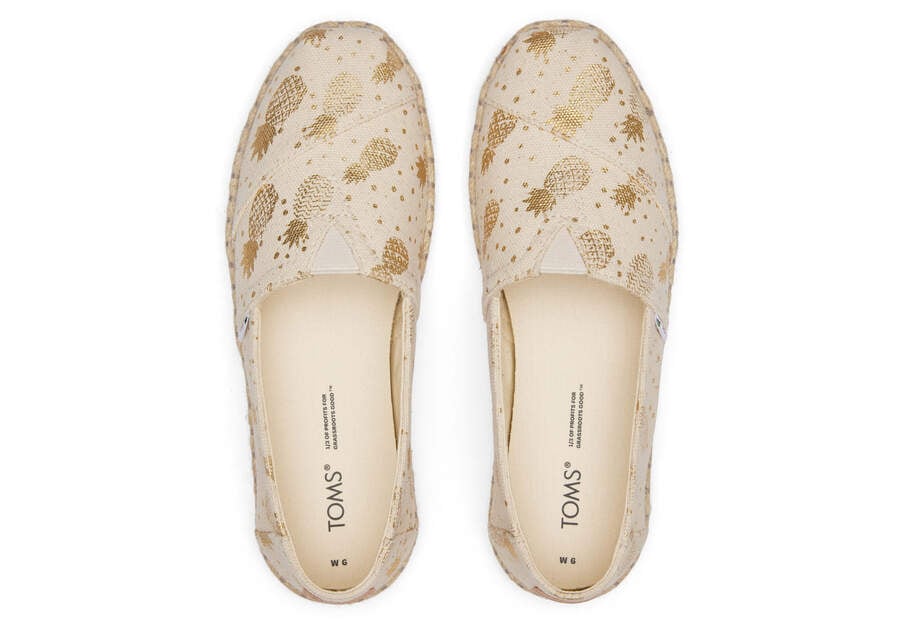 Toms Alpargata Rope Espadrilles Espadrilles Damen Gold Schweiz | Bestellen Schweiz356-842