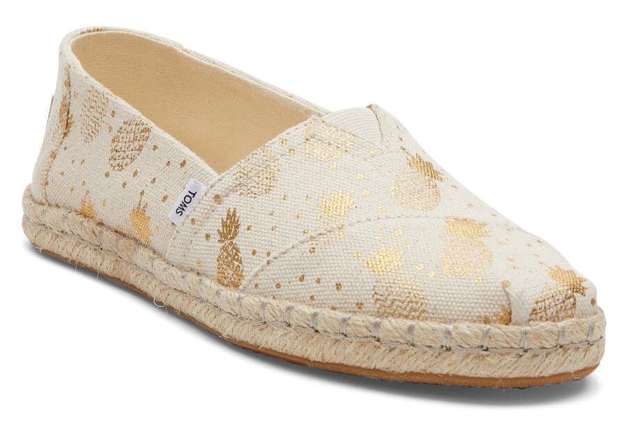 Toms Alpargata Rope Espadrilles Espadrilles Damen Gold Schweiz | Bestellen Schweiz356-842