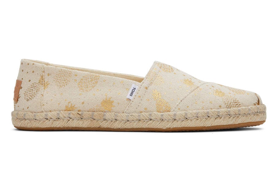 Toms Alpargata Rope Espadrilles Espadrilles Damen Gold Schweiz | Bestellen Schweiz356-842