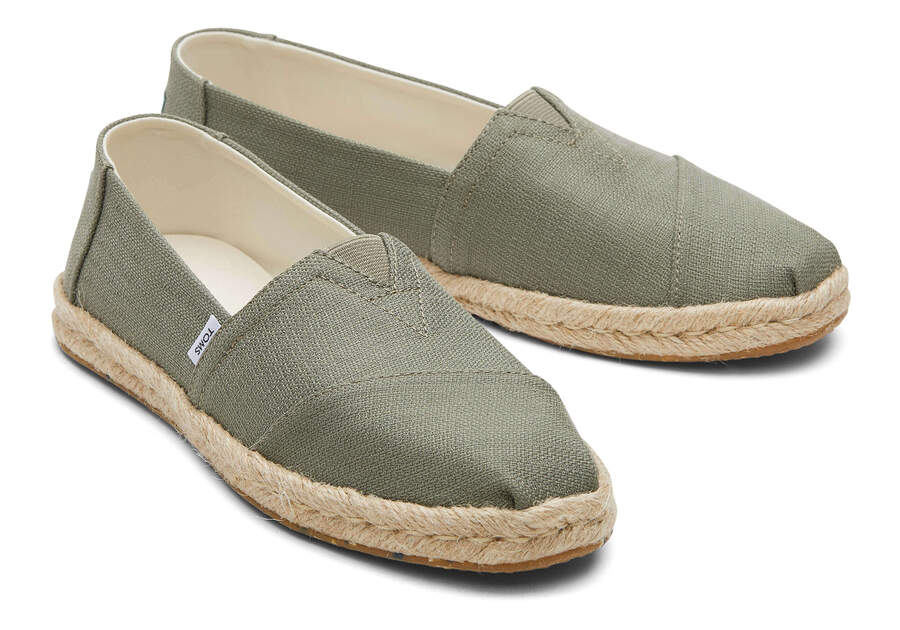 Toms Alpargata Rope Espadrilles Espadrilles Damen Grau Schweiz | Bestellen Schweiz525-589