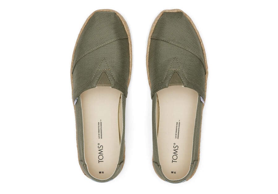 Toms Alpargata Rope Espadrilles Espadrilles Damen Grau Schweiz | Bestellen Schweiz525-589