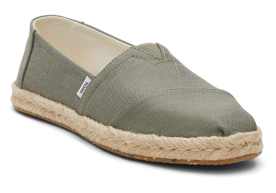 Toms Alpargata Rope Espadrilles Espadrilles Damen Grau Schweiz | Bestellen Schweiz525-589