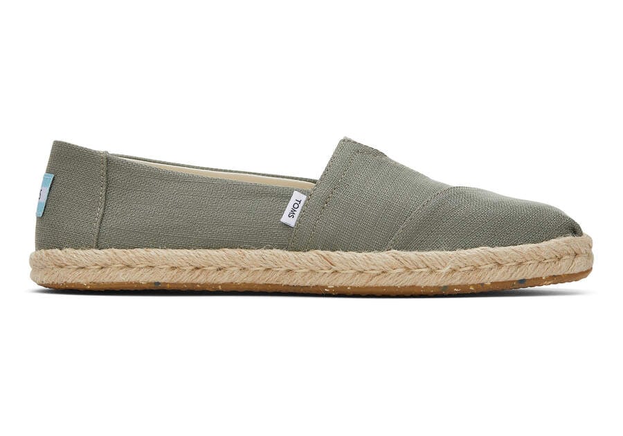 Toms Alpargata Rope Espadrilles Espadrilles Damen Grau Schweiz | Bestellen Schweiz525-589