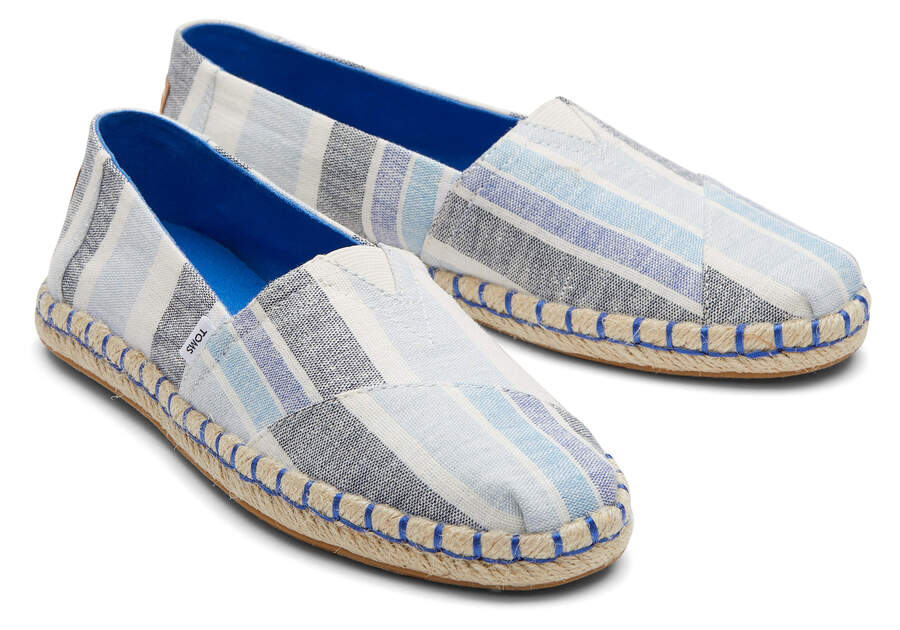 Toms Alpargata Rope Espadrilles Espadrilles Damen Blau Schweiz | Bestellen Schweiz922-522