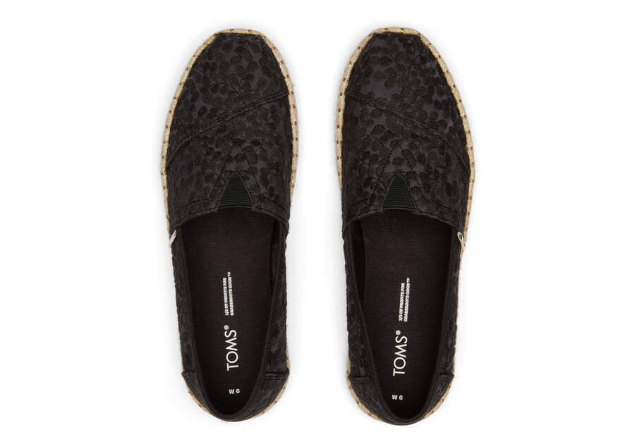 Toms Alpargata Rope Espadrilles Espadrilles Damen Schwarz Schweiz | Bestellen Schweiz948-712