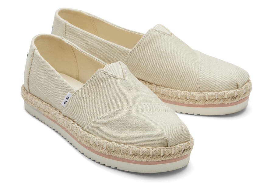 Toms Alpargata Rope Plattform Espadrilles Damen Beige Schweiz | Bestellen Schweiz686-982