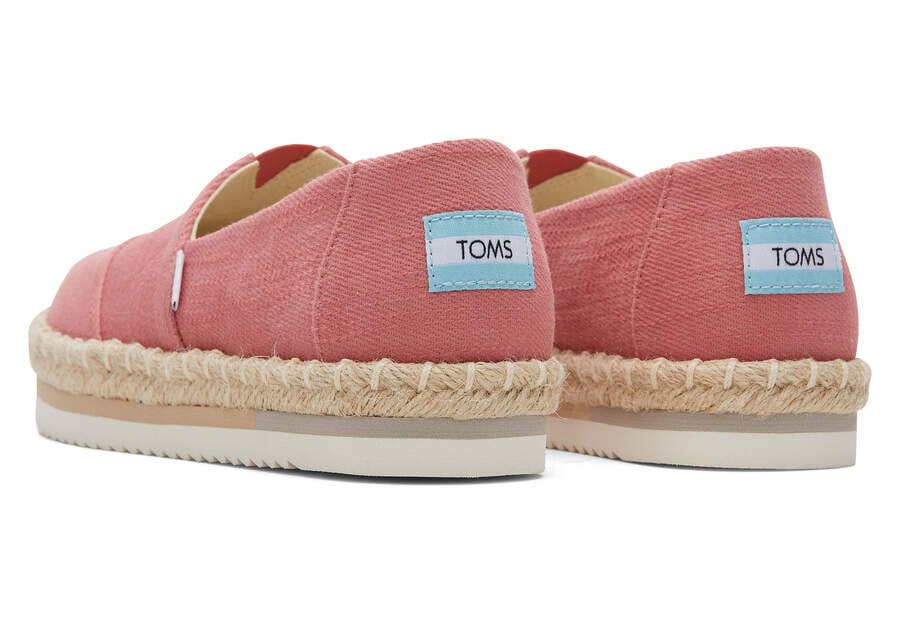 Toms Alpargata Rope Plattform Espadrilles Damen Rosa Schweiz | Bestellen Schweiz708-819